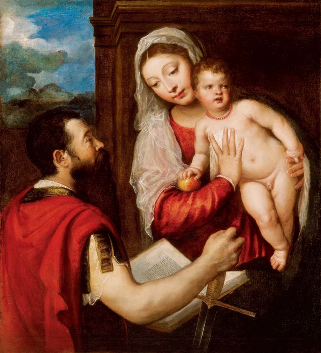 Vierge à l'Enfant avec saint Paul