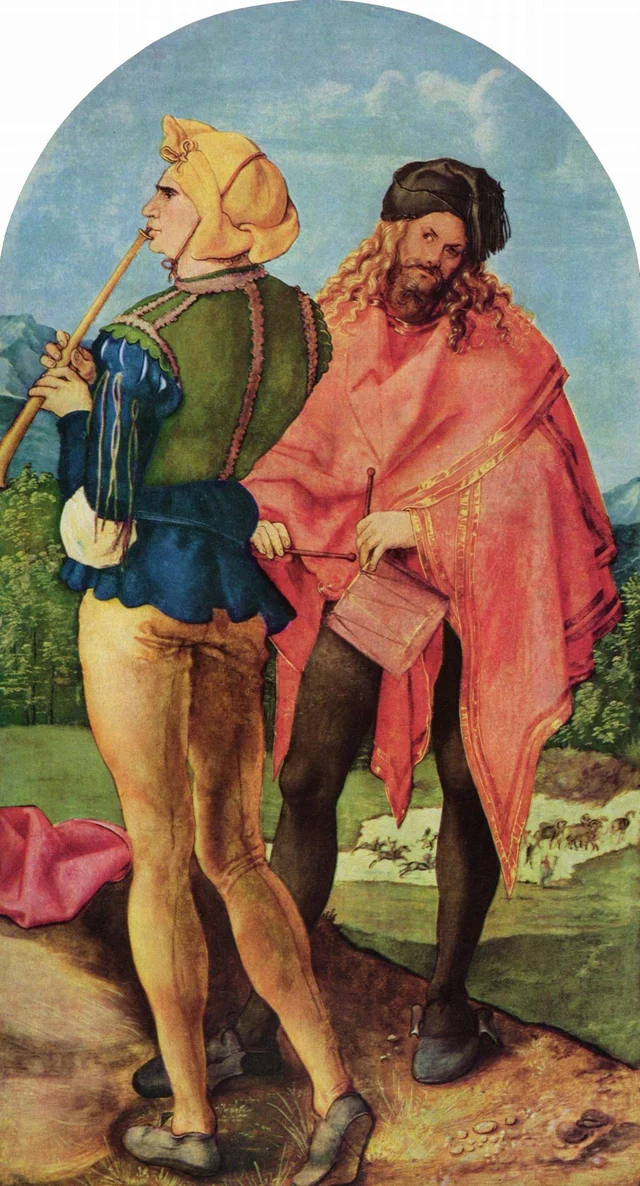 Jabach Altar: Piper and Drummer
