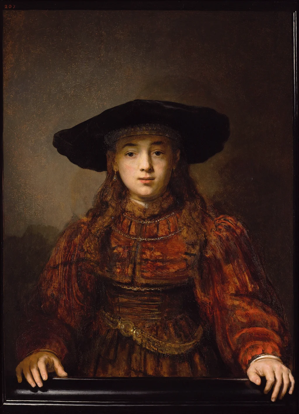 Girl in a Picture Frame