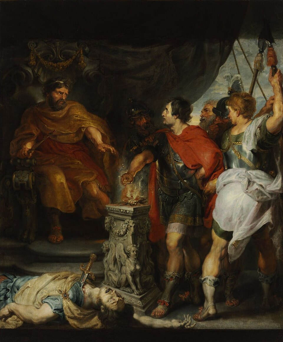Mucius Scaevola vor Lars Porsenna