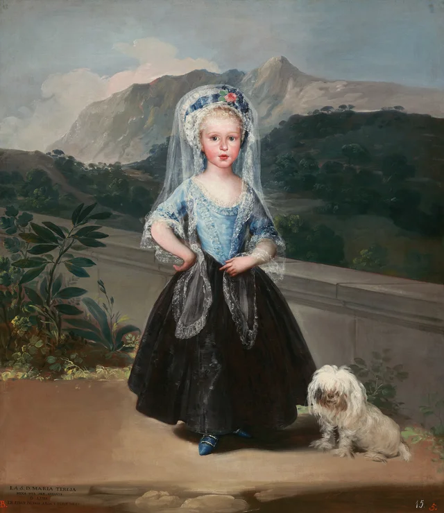 María Teresa de Borbón y Vallabriga, later Condesa de Chinchón