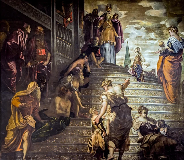 La presentación de la Virgen en el templo