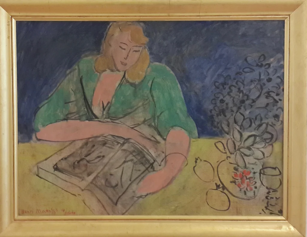 Reader at the Yellow Table
