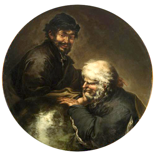 Heraclitus and Democritus