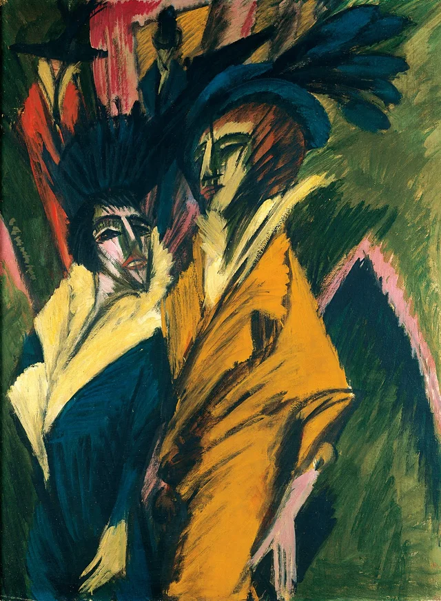 Deux femmes dans la rue