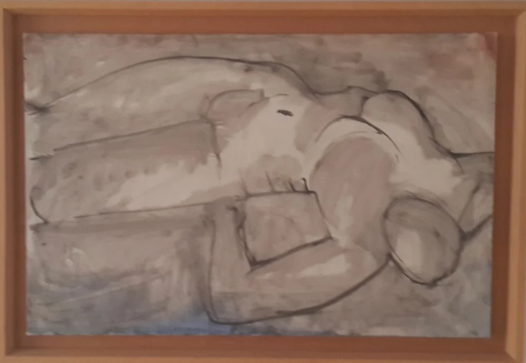 Reclining Nude, Lying on Her Back