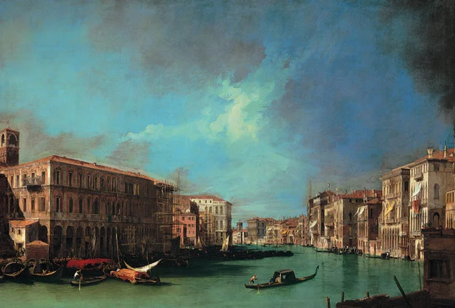 The Grand Canal near the Rialto, Looking North