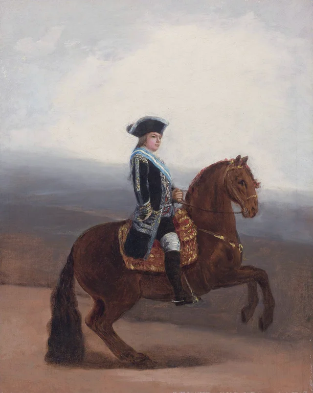 Boceto para el retrato ecuestre de Manuel Godoy, duque de la Alcudia