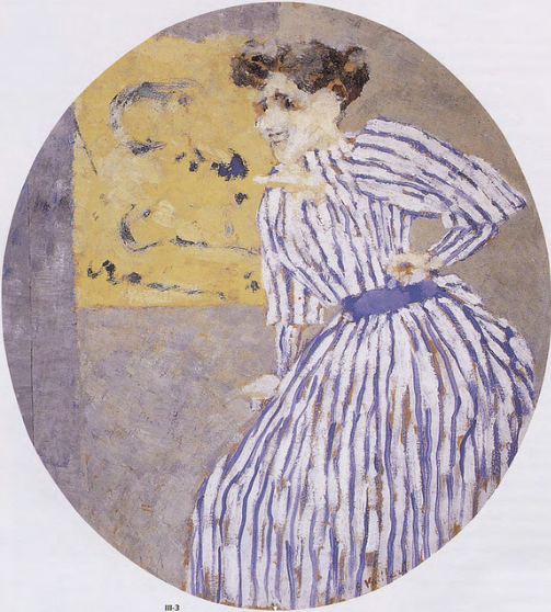Das gestreifte Kleid