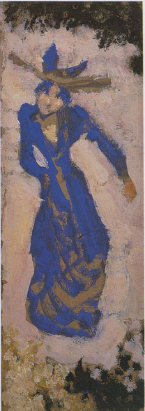 Marthe Mellot en bleu