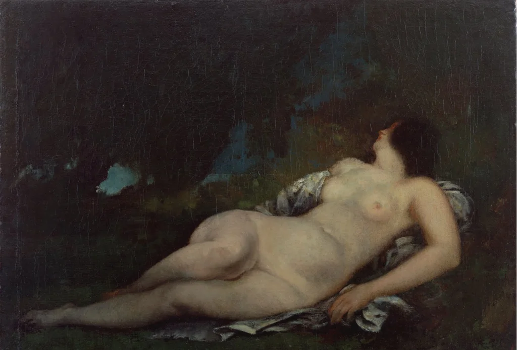 Schlummernde Frau