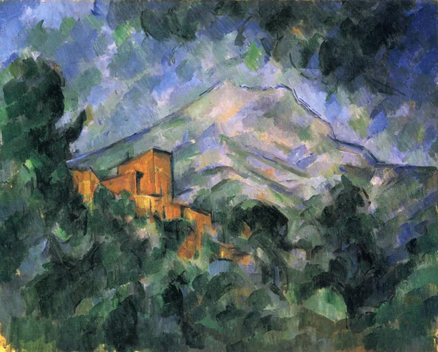La Montagne Sainte-Victoire et le Château noir