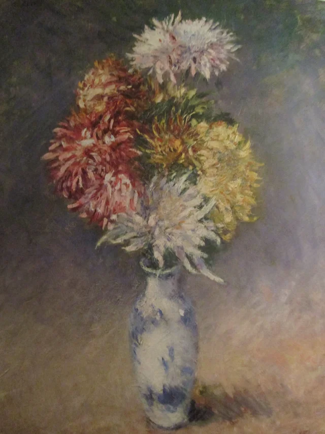 Chrysanthemen in einer Vase