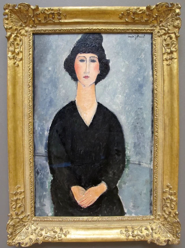Woman in a Black Dress