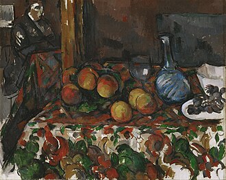 Peaches, Carafe, and Figure
