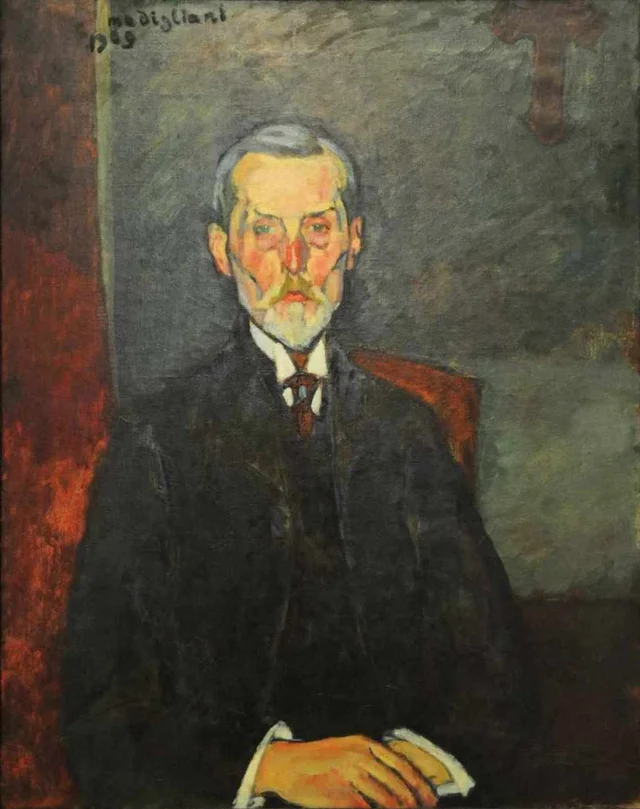 Jean-Baptiste Alexandre mit einem Kruzifix