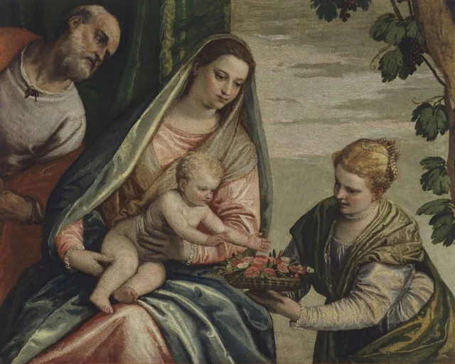 Sainte Famille avec sainte Dorothée