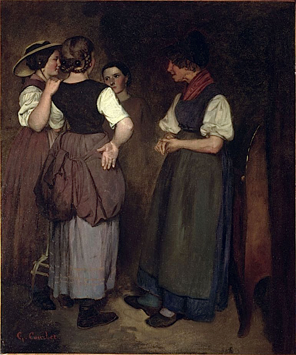 Las tres hermanas de Courbet