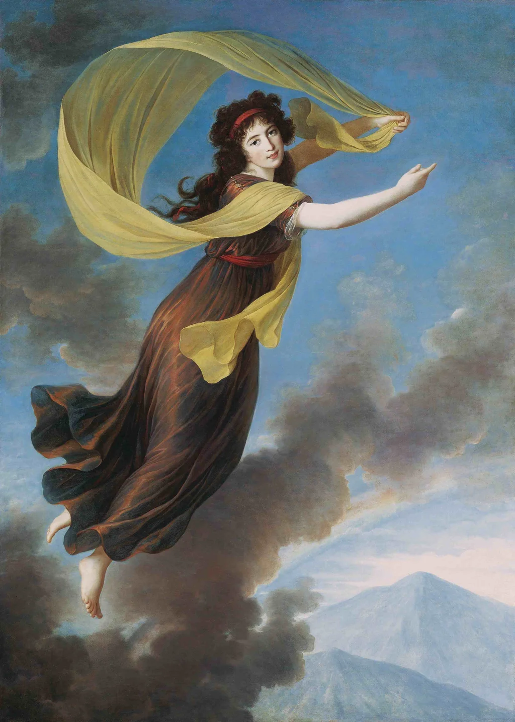Fürstin Karoline von Liechtenstein (1768-1831), geborene Gräfin von Manderscheid-Blankenheim, als Iris