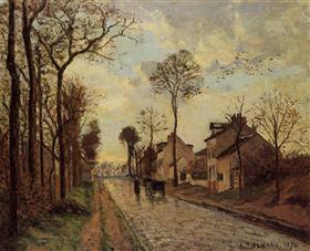 Route de Versailles, Louveciennes, after Rain