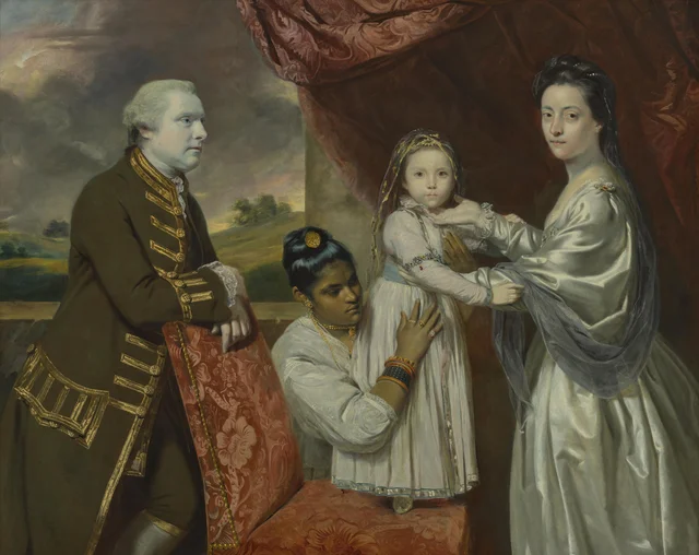 Tysoe Saul Hancock, his wife Philadelphia, their daughter Elizabeth and their Indian maid Clarinda