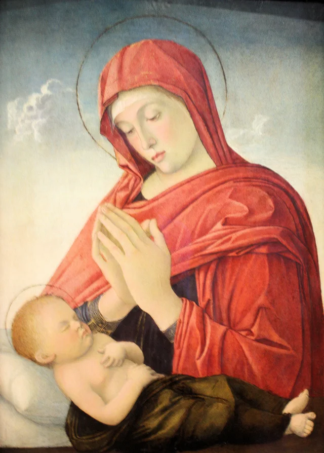 Madonna with sleeping Child