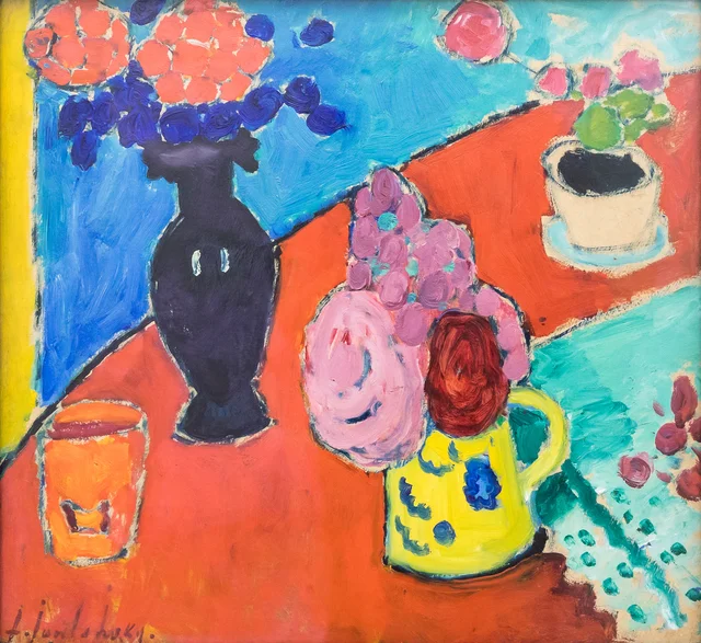Still Life with Vase and Jug