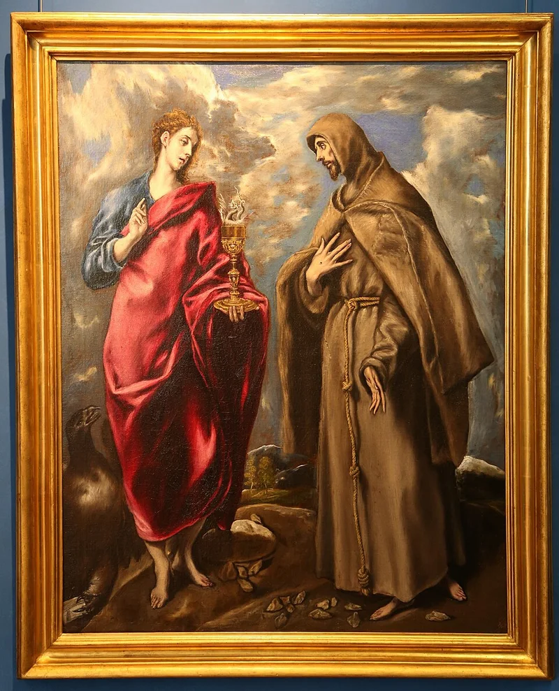 Saints John the Evangelist and Francis of Assisi
