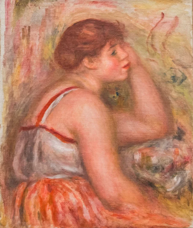 Seated Woman in Profile