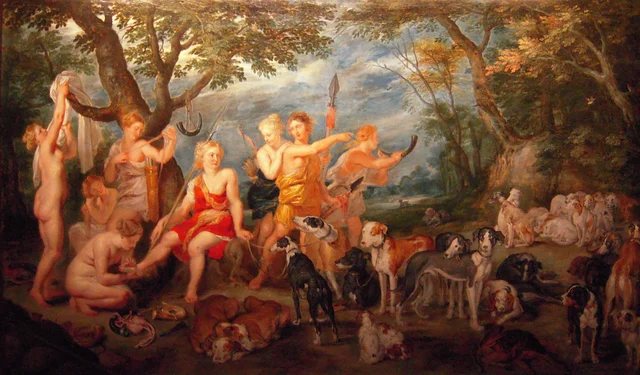 Diana alla caccia — Diana e le sue ninfe in procinto di partire