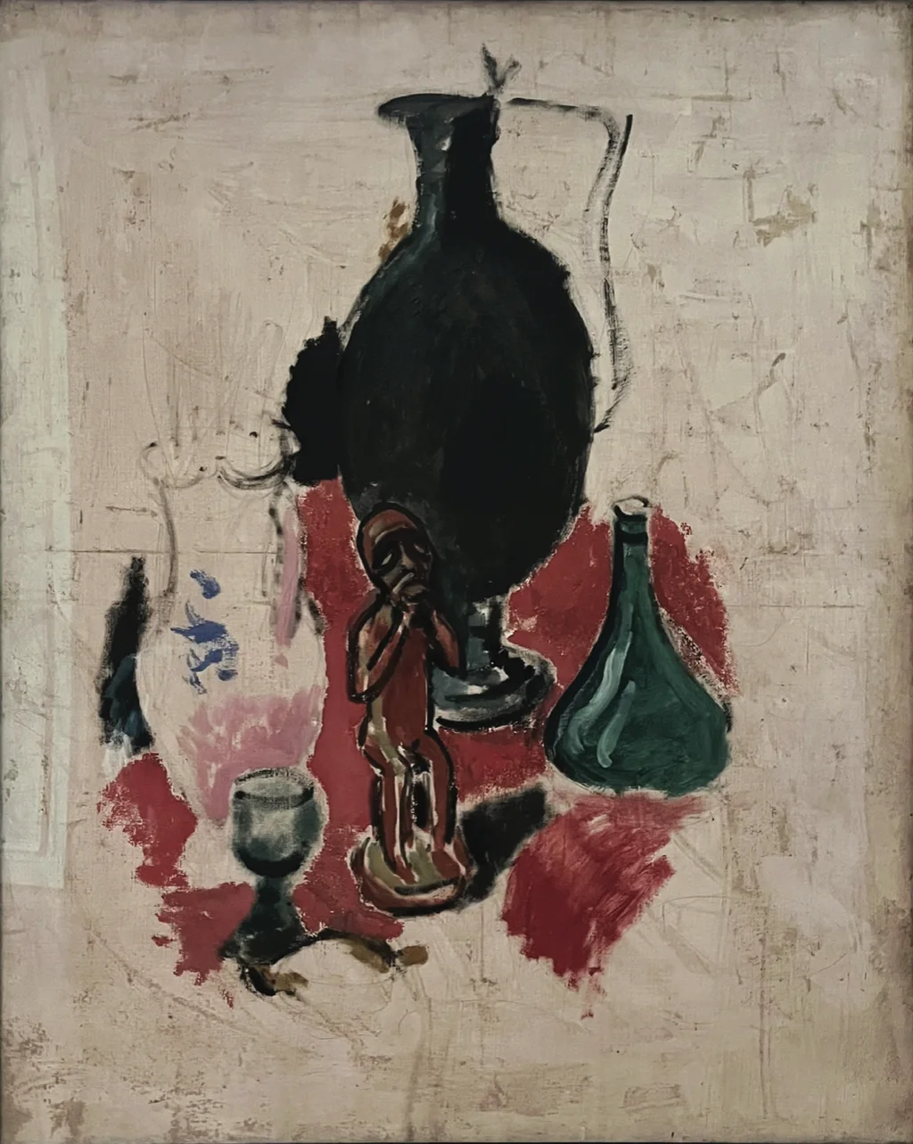 Still Life with African Statuette