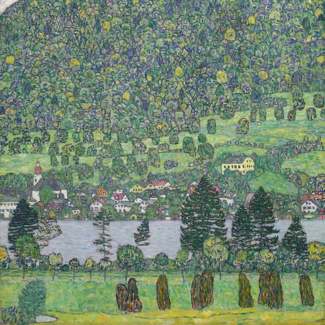Waldabhang bei Unterach am Attersee