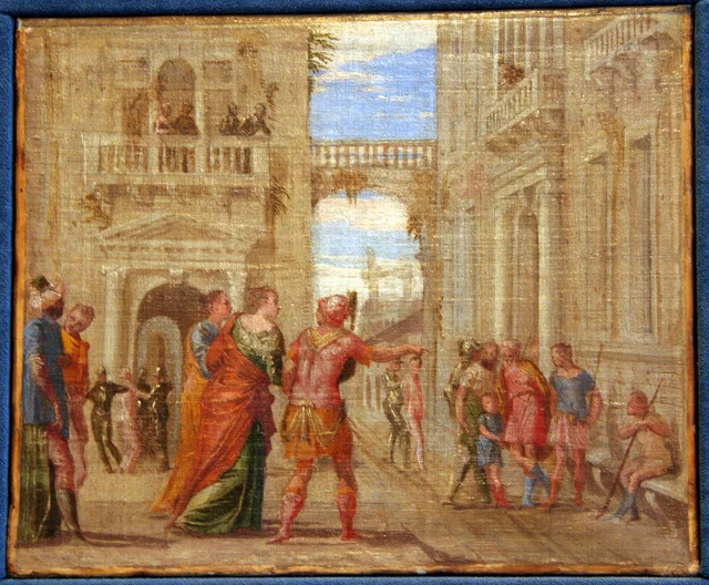 Esther Led before Ahasuerus