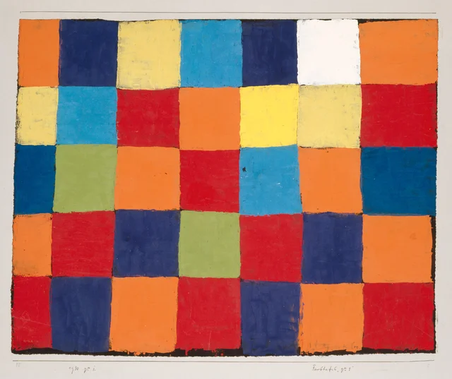 Colour Table “Qu 1”
