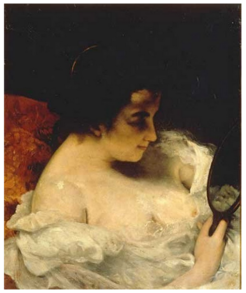 Woman with a Mirror