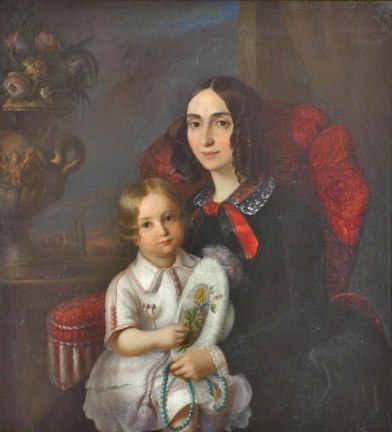 Anica Manu with a Child