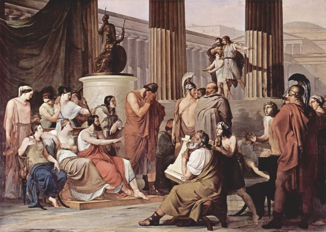 Odysseus am Hof des Alkinoos