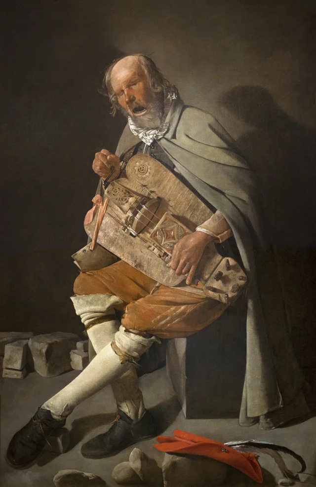 The Hurdy-gurdy Player or The Hurdy-gurdy Player With A Fly