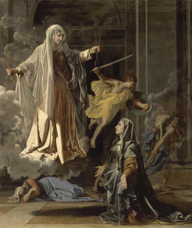 Santa Francesca Romana annuncia a Roma la fine della peste