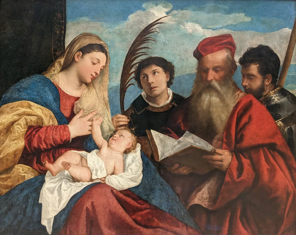 Madonna con Bambino tra i santi Stefano, Gerolamo e Maurizio