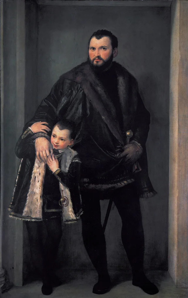 Portrait of Iseppo da Porto and his son Adriano