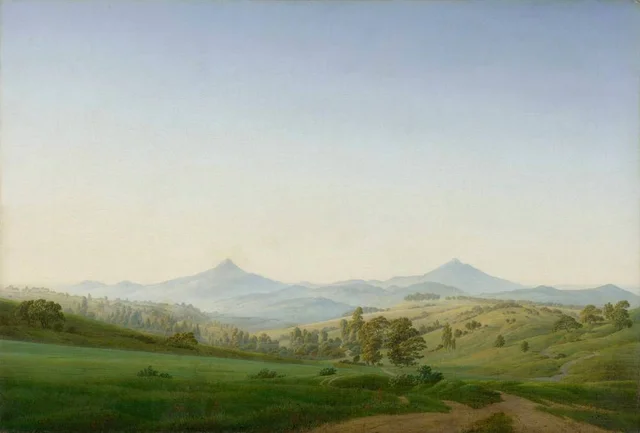Bohemian Landscape with Mount Milleschauer
