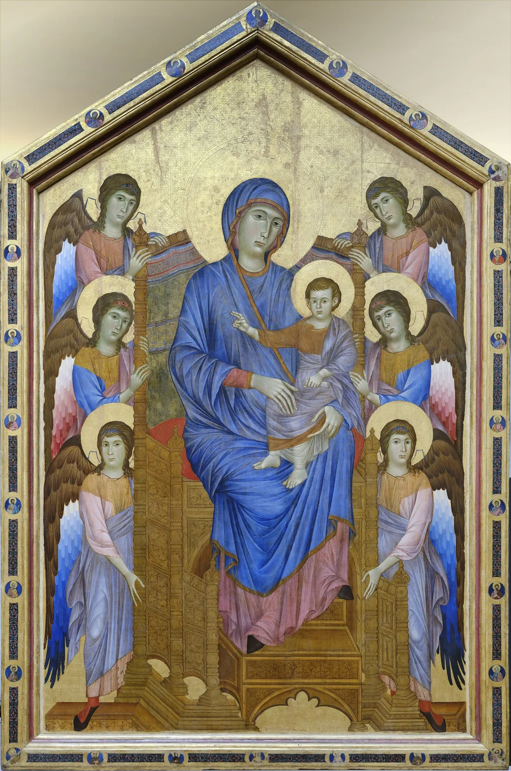 The Madonna and Child in Majesty Surrounded by Angels