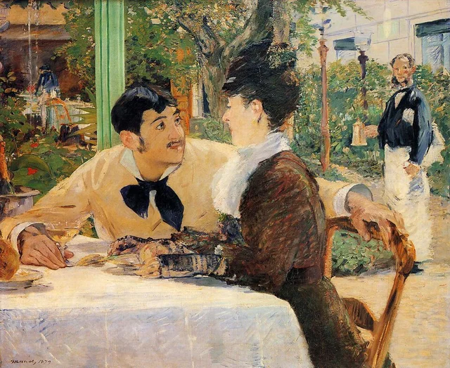 At the Père Lathuille Restaurant