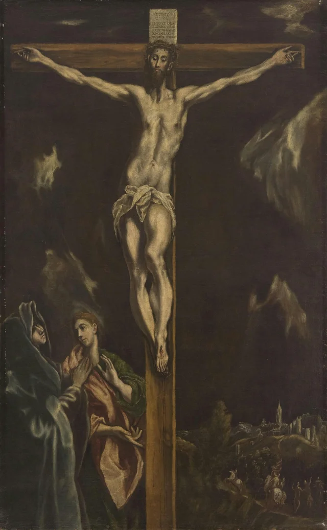 Crucifixion with the Virgin Mary and Saint John the Evangelist
