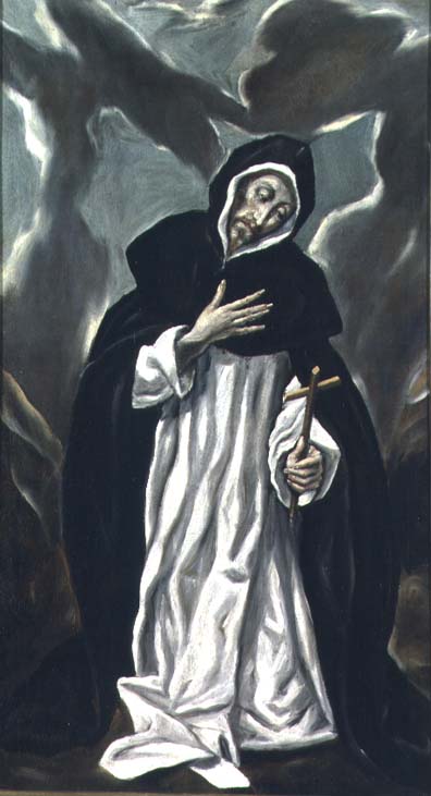 Saint Dominic praying