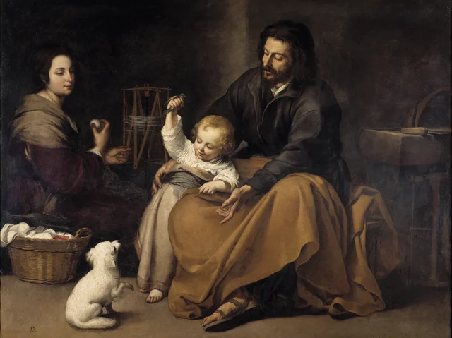 The Holy Family with a Bird