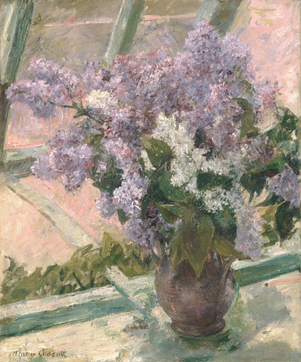 Flieder am Fenster