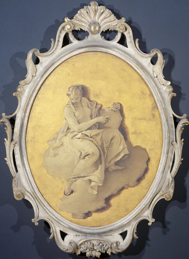 Allegorical Figure of a Woman with a Shield or a Mirror (Prudence?)