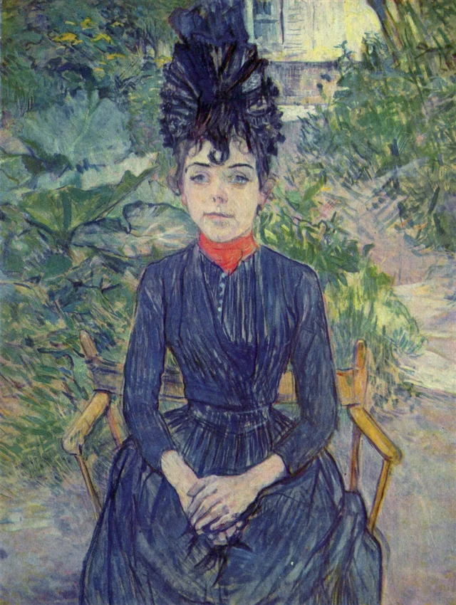 Justine Dieuhl in the Garden of Père Forest